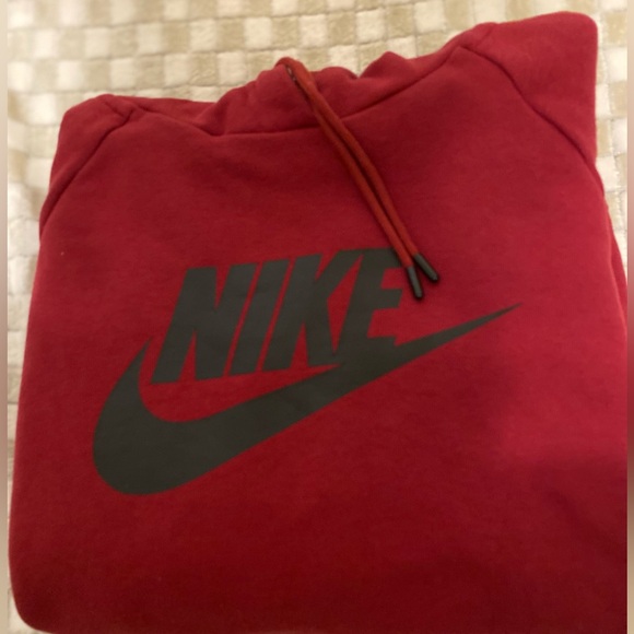 Nike Tops - Nike 
Size medium 
Nike hoodie 
Red Nike hoodie